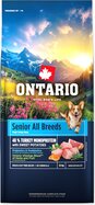Krmivo Ontario Senior All Breeds Monoprotein Turkey &amp; Sweet Potatoes 12kg