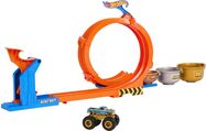 Mattel Hot Wheels Monster Trucks pista con loop e Bigfoot, JBX64