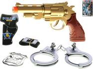 Pištoľ s putami policajný set 23 cm