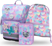 BAAGL SET 3 Ergo Candy: cartella, astuccio, sacchetto