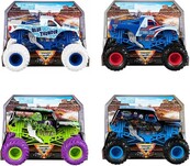 Monster Jam - zberateľský kovový model Monster Truck, Grave Digger, assort, 1:24
