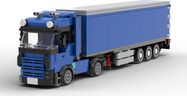 BRIXIES Plus 222.405 LKW mit Anhänger, 485 k