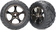 Traxxas kolo 2.2", disk Tracer čierny chróm, pneu Anaconda (2) (zadný)