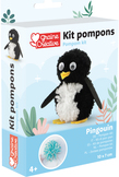 GRAINE CREATIVE Kreativni pompom set Pingvin