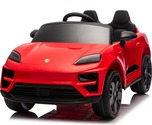 Elektromos kisautó Porsche Macan 12V hátsókerék-meghajtással és licenccel (Egyszemélyes),
