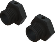 Arrma Gepäckträger Sechskant 17mm, Breite 14,6mm Aluminium, schwarz (2)