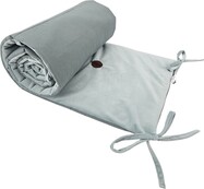EKO Ograja za posteljico bombažni žamet Olive Green 360cm