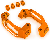 Traxxas závěs těhlice hliníkový oranžově eloxovaný (pár)
