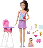 Mattel Barbie Skipper™ BABYSITTERS babysitter con seggiolone