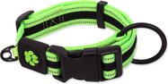 Obojok Active Dog Fluffy M limetka 2,5x33-48cm