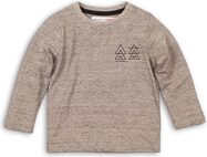 Jungen-T-Shirt mit langen Ärmeln, Minoti, RANGER 8, grau- 80/86
