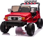 Elektrické autíčko Toyota FJ Cruiser XXL s pohonom 4x4, licencované (Dvojmiestne), červené