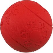 Hračka Dog Fantasy lopta na pamlsky červená 6cm