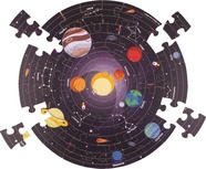 Bigjigs Toys Okrúhle podlahové puzzle Slnečná sústava 50 dielikov