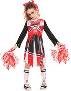 ZOMBIE CHEERLEADER dětský kostým velikost (134-140cm)