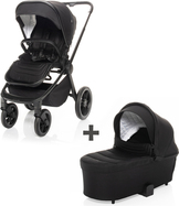 MOVE Cross 2 Kinderwagen + XL Hauptwanne kostenlos, All Black