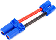 E-flite konverzný kábel EC5 batéria - EC3 prístroj 12AWG 7cm