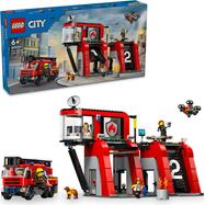 LEGO® City 60414 Vatrogasna postaja s vatrogasnim vozilom