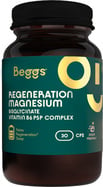 Beggs Магнезиев бисглицинат + витамин B6 P5P Комплекс (30 капсули)