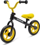 Detský balančný bicykel Baby Mix Traveller čierny