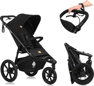 Lionelo Kočík športový Azura Black Onyx