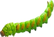 Živá příroda: Caterpillar - realistický model housenky (12 cm)
