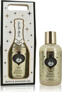 ACCENTRA Gel za tuširanje Winter Glamour Vanilija i mošus 180 ml – boca u obliku šampanjca