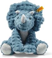 STEIFF Friends Dixi triceratops, medium blue plyšová hračka