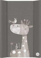 CEBA BABY Matelas à langer 2 côtés avec planche rigide (50x70) Basic Friendly Giraffe