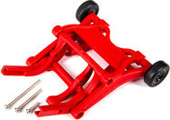 Traxxas sada oporných koliesok (wheelie) červená