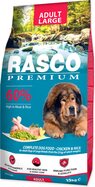 Hrăniți Rasco Premium Adult pui mare cu orez 15 kg