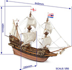 OCCRE HMS Golden Hind 1:85 kit