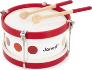 Janod Tambor de madera para niños Confetti