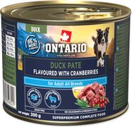 Konzerva Ontario Adult kačacie paté s príchuťou brusiniek 200g