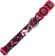 Obojok Active Cat nylon XS leopard ružový 1x19-31cm