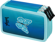 BAAGL Trousse scolaire à trois étages Butterfly GRS