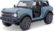 Maisto - 2021 Ford Bronco Badlands (bez dverí), modrý, 1:18