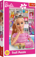 Trefl Puzzle 100 dielikov - Zoznámte sa s Barbie / Mattel, Barbie