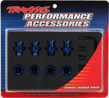 Traxxas náboj kolesa 17mm hliník modrý (4)