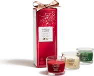 YC Weihnachtsset 2026 3x Votivkerze im Glas