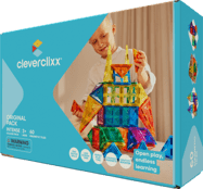 Cleverclixx Magnetická stavebnice Original Pack Intense – 60 ks