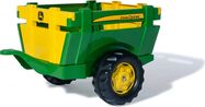 Rollytoys Vlečka za traktor 1-osá "Farm Trailer JD"- zelená