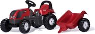 Rollytoys Tretaktor Rolly Kid Valtra mit Anhänger rot