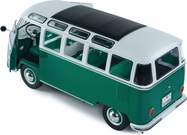 1:18 VOLKSWAGEN T1 SAMBA GREEN / WHITE 1962 - SOLIDO