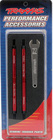 Traxxas rúd 128mm alumínium vörös (2)
