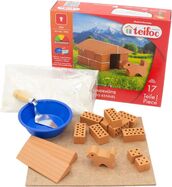 TEIFOC set de construcție Căsuță pentru câine 17 piese