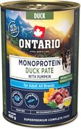 Konzerva Ontario Adult monoprotein kačacie paté s tekvicou 400g