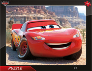 Dino CARS: BLESK MCQUEEN 40 doskové Puzzle