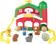 Playgo Granja con animalitos set 29,5x27 cm 7 figuras