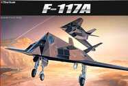 Model letala 12475 - F-117A STEALTH FIGHTER / BOMBER (1:72)